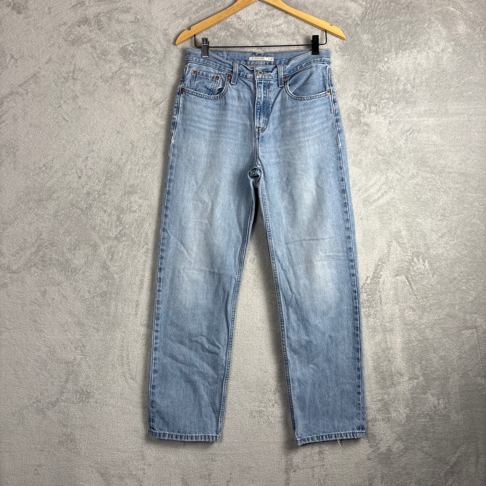 Levis Jeans Low Pro Straight 27 Light Wash Blue Denim Casual Retro 90s Style